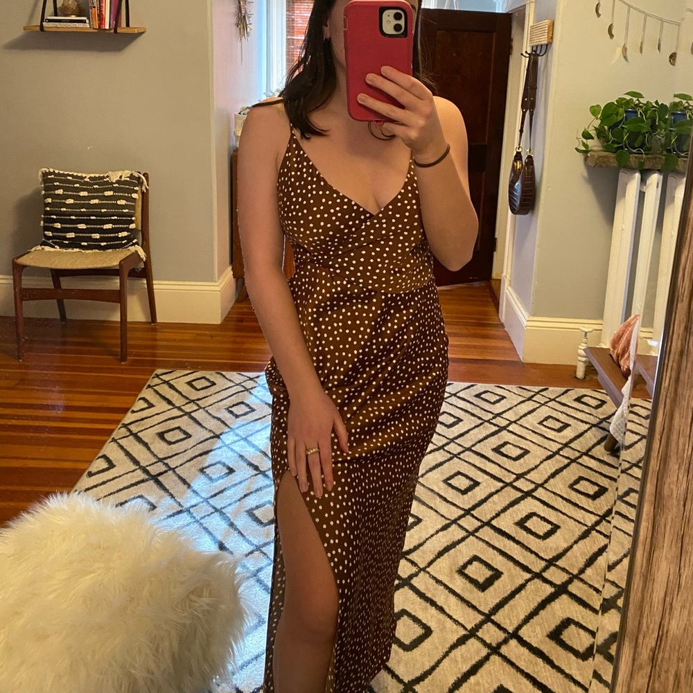 Urban Outfitters Satin Maxi Dress